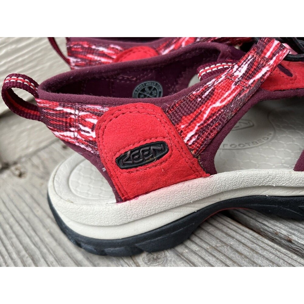 KEEN Venice H2 Women's 6 Waterproof Sport Sandals Hiking - Red - Picture 3 of 11